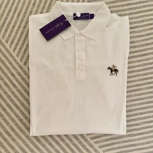 Ralph Lauren Purple Label Men's White Polo Shirt